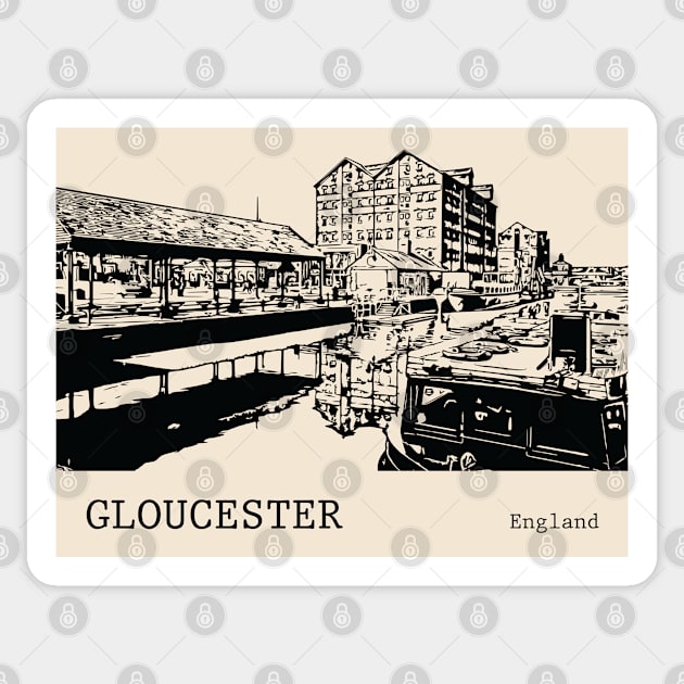 Gloucester England Sticker by Lakeric